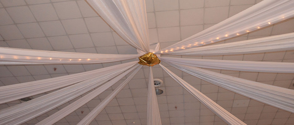 decorated ceiling